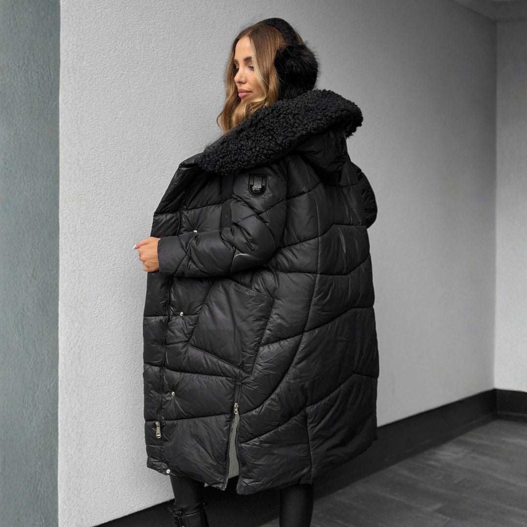 Melanie | Elegante Warme Gewatteerde Parka Jas