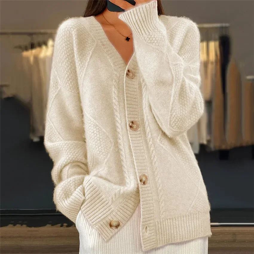 Martine - Elegant Gebreid Oversized Vest