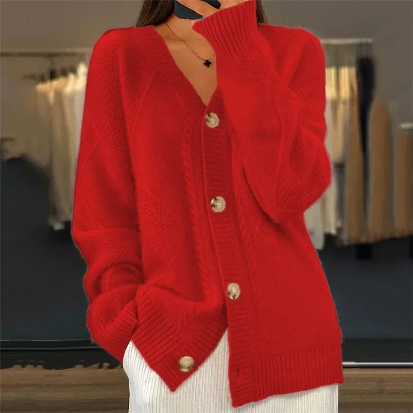 Martine - Elegant Gebreid Oversized Vest