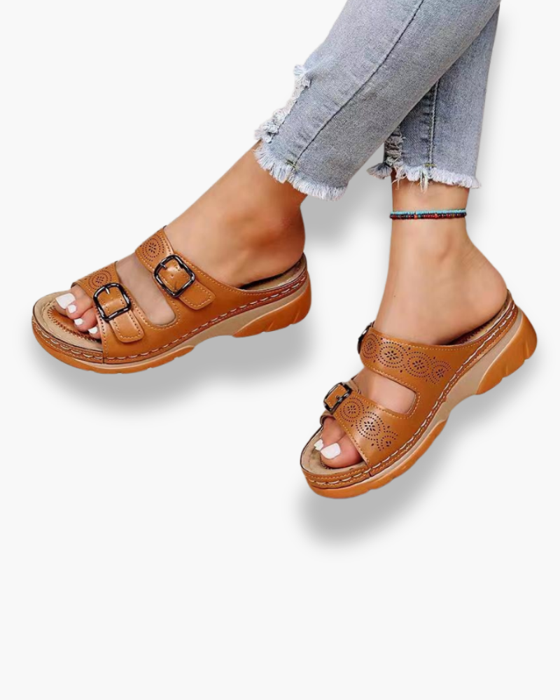 Orthopedische Sandalen met Gesp-detail