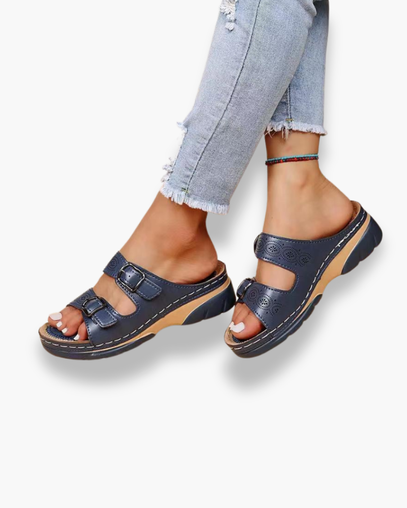 Orthopedische Sandalen met Gesp-detail