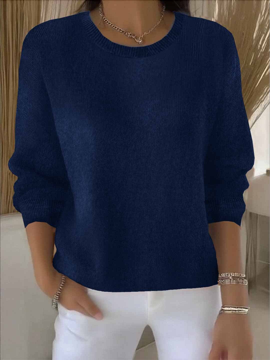 Monica - Elegante Oversized Fijngebreide Trui