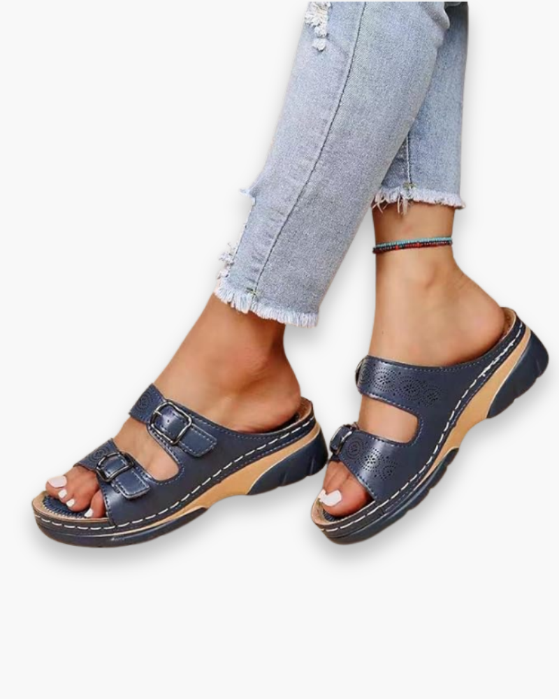 Orthopedische Sandalen met Gesp Details