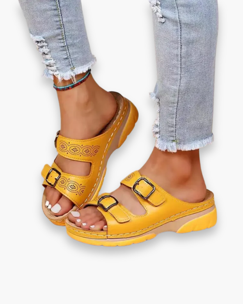 Orthopedische Sandalen met Gesp Details
