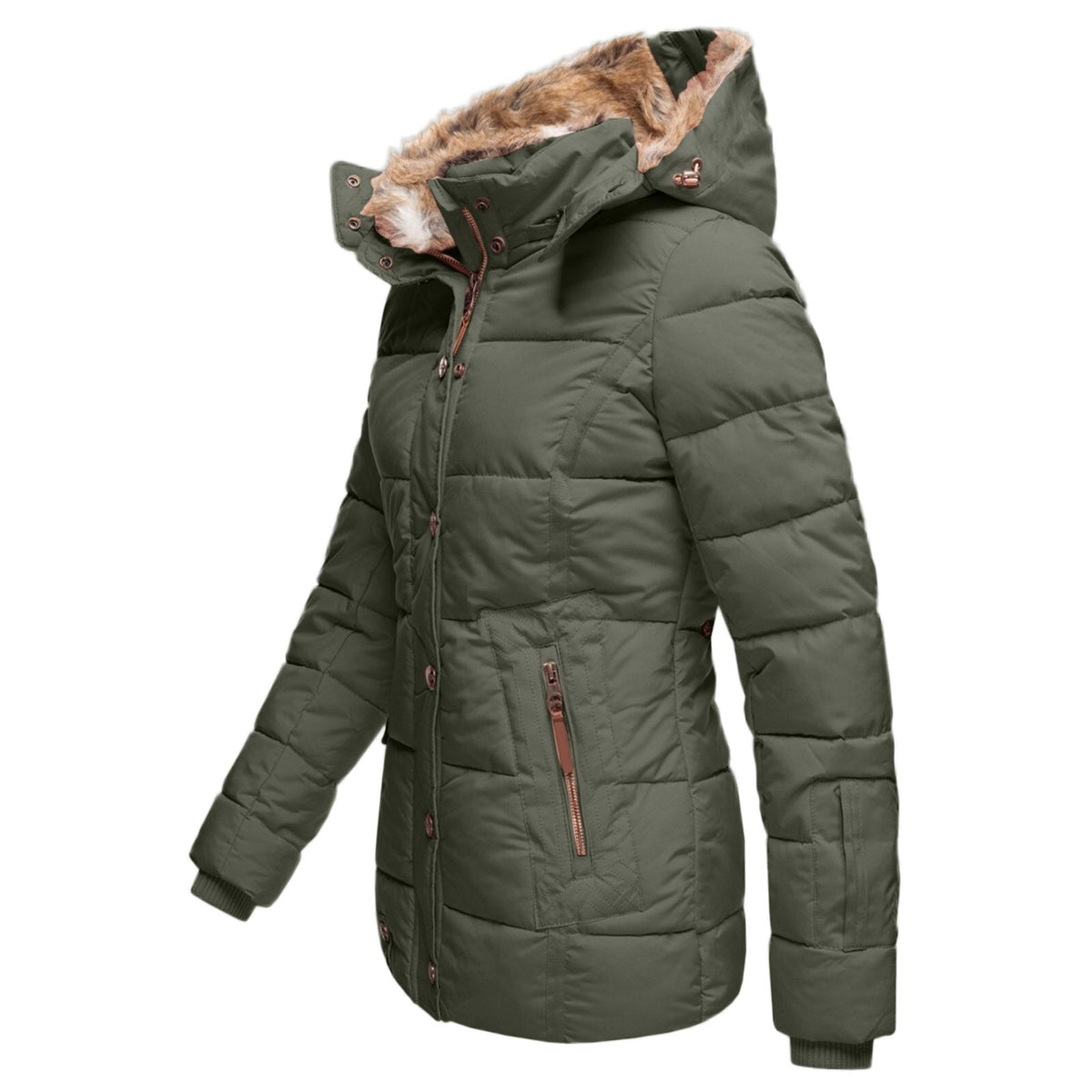 Ingrid - Comfortabele Korte Parka Winterjas