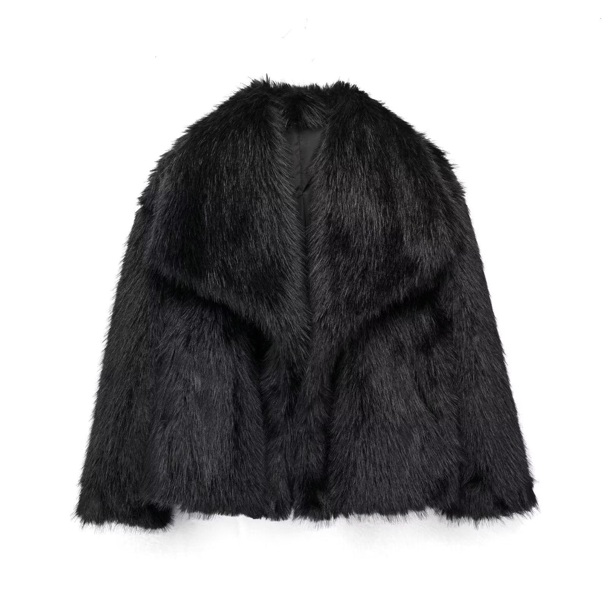 Julie - Stijlvolle Oversized Bont Winterjas