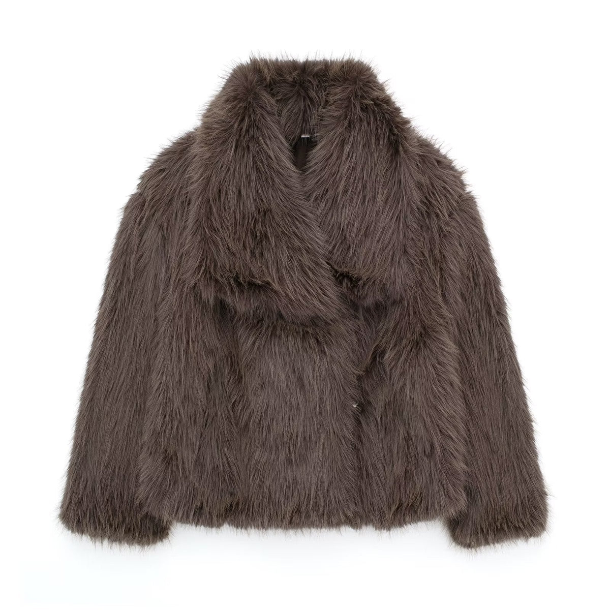 Julie - Stijlvolle Oversized Bont Winterjas