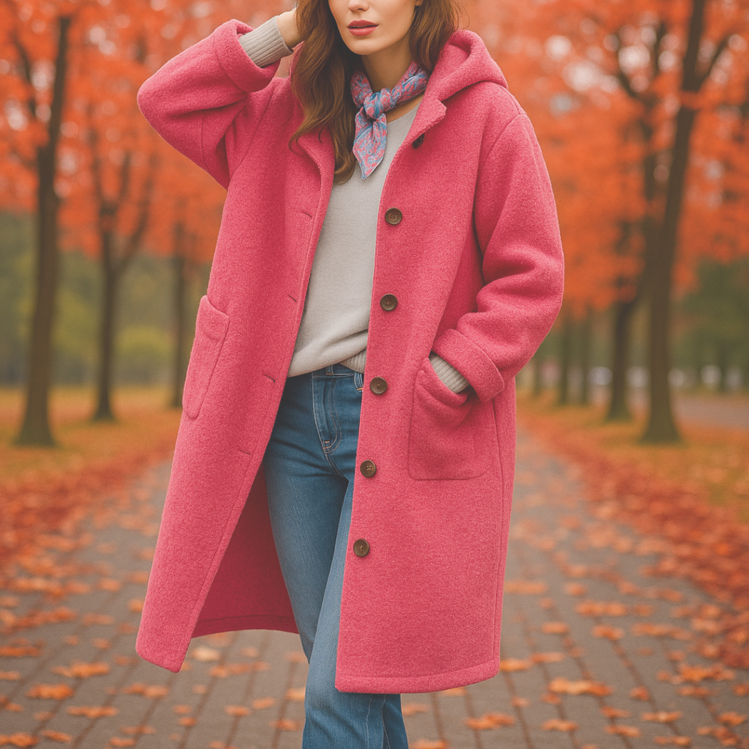 Victoria | Comfortabele Oversized Wollen Jas