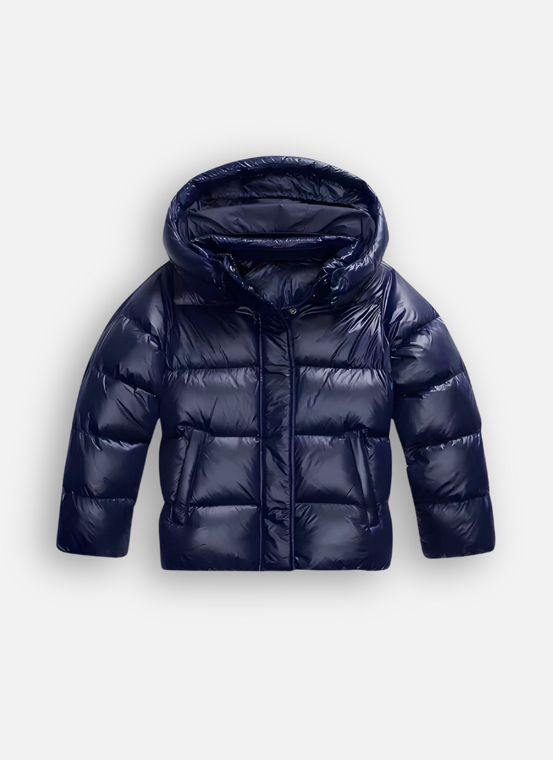 Kate | Elegante Korte Glanzende Winterjas