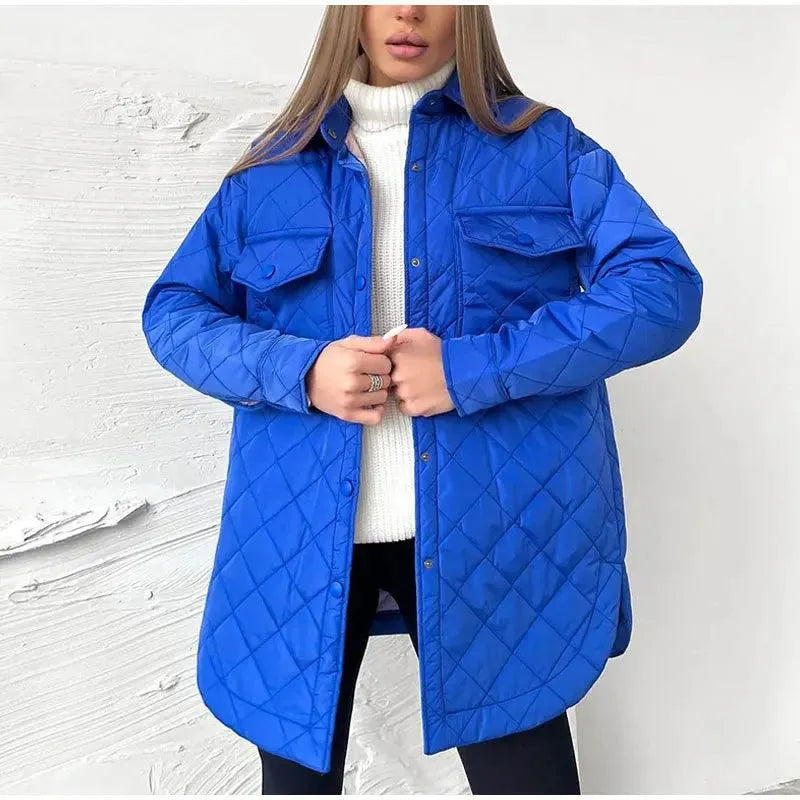 Andrea - Elegante Lichte Gewatteerde Winterjas