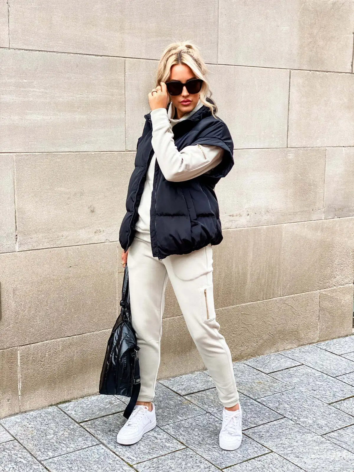 Sharon - Stijlvol Oversized Gewatteerd Gilet