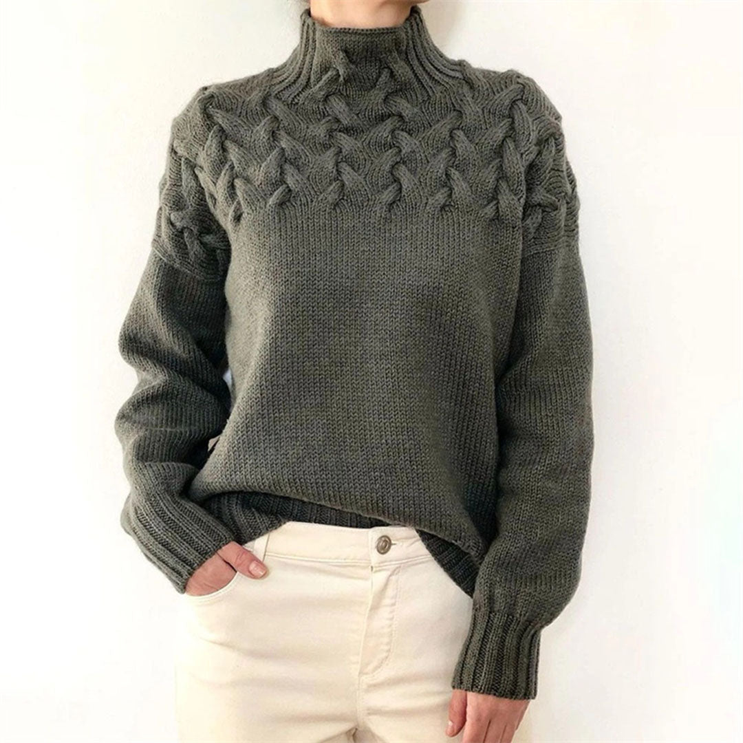 Catherine - Elegante Oversized Kabel Coltrui