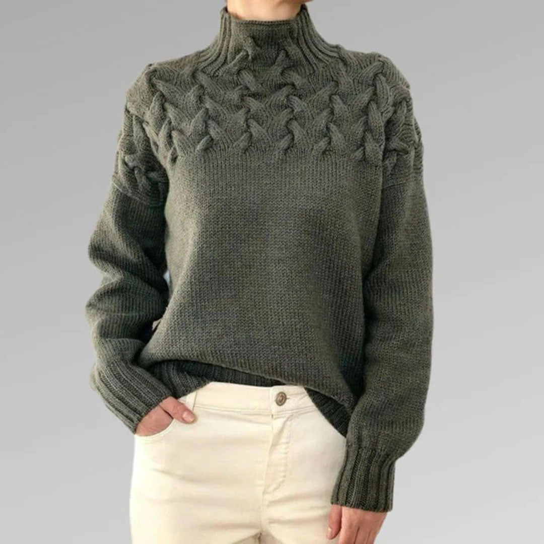 Catherine - Elegante Oversized Kabel Coltrui