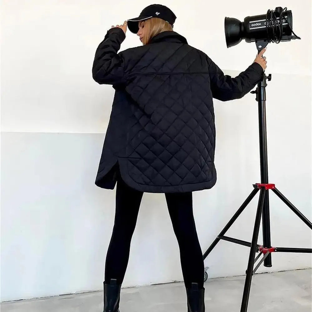 Andrea - Elegante Lichte Gewatteerde Winterjas
