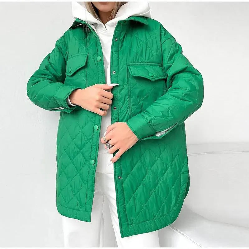 Andrea - Elegante Lichte Gewatteerde Winterjas