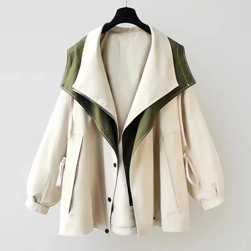 Anouk | Stijlvolle Oversized Winddichte Regenjas
