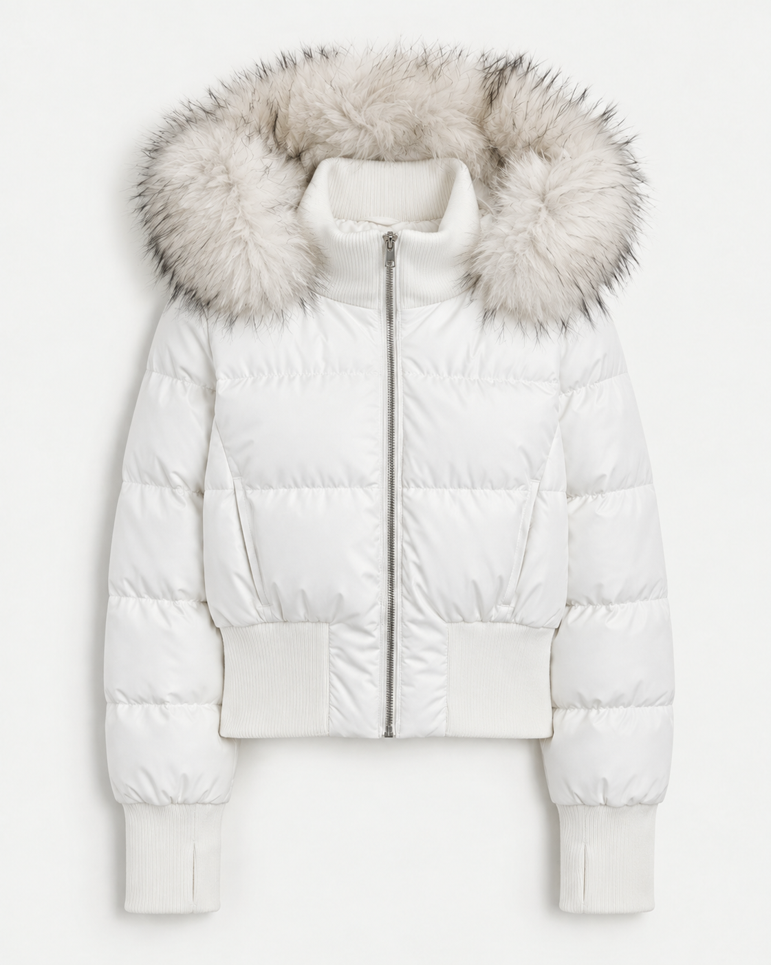 Annemarie | Elegante Korte Gewatteerde Winterjas