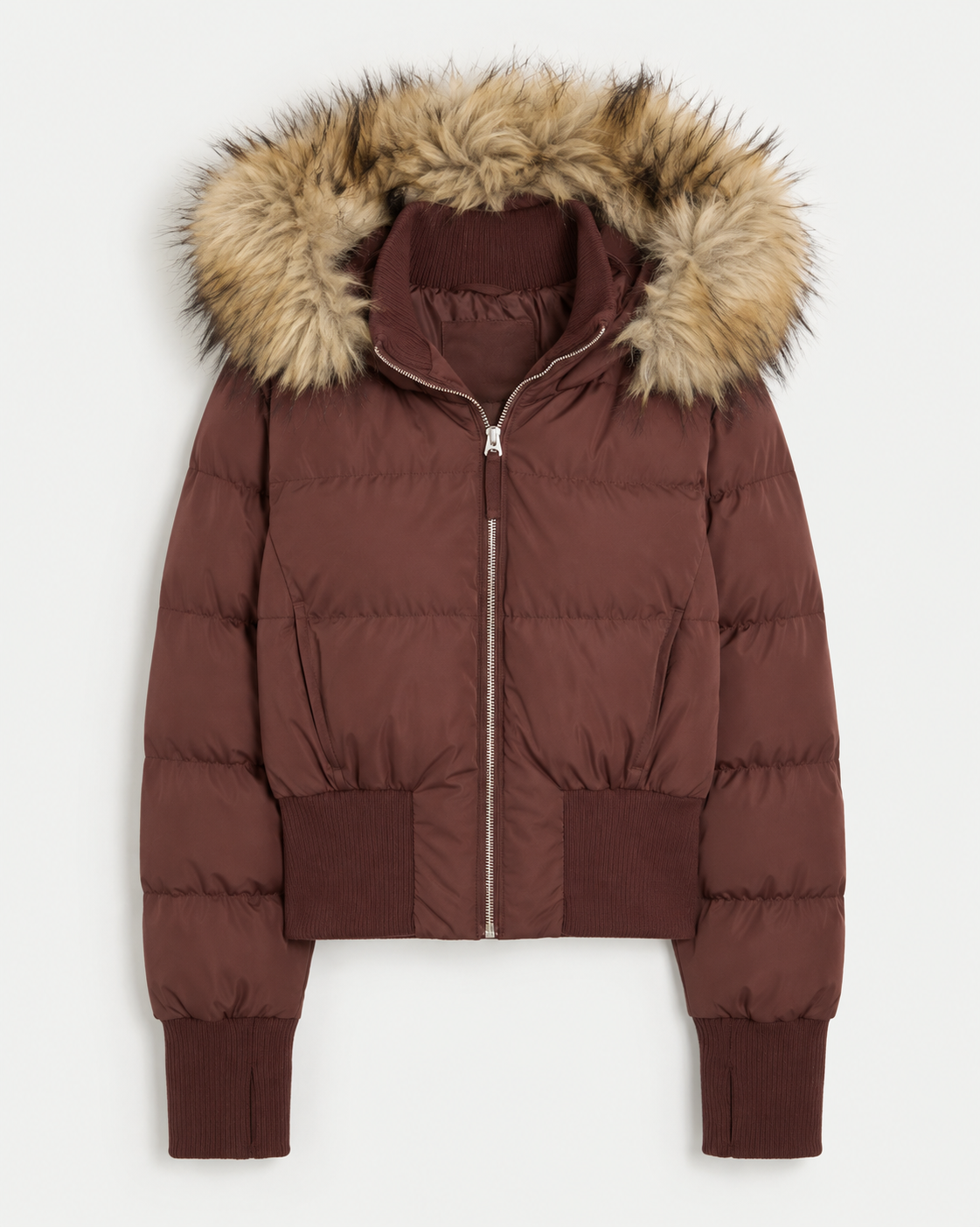 Annemarie | Elegante Korte Gewatteerde Winterjas