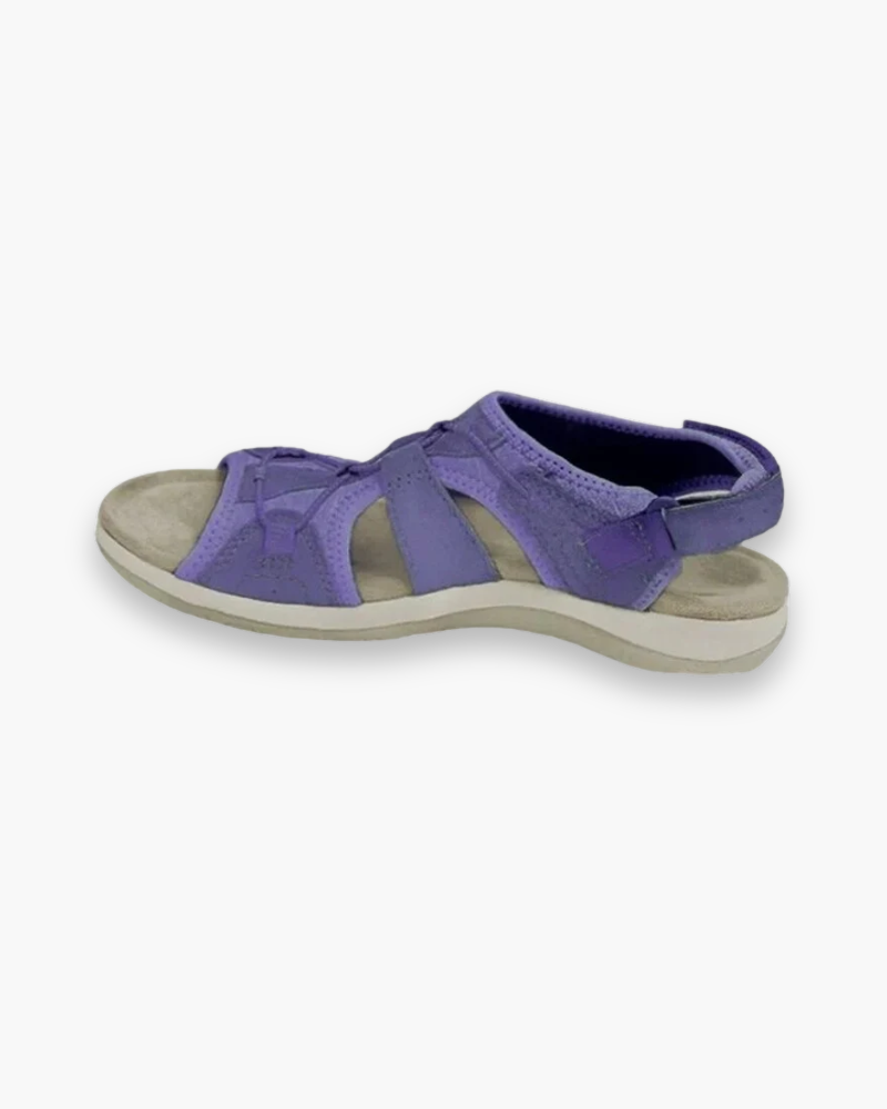 Suède Wandelsandalen met Klittenbandsluiting