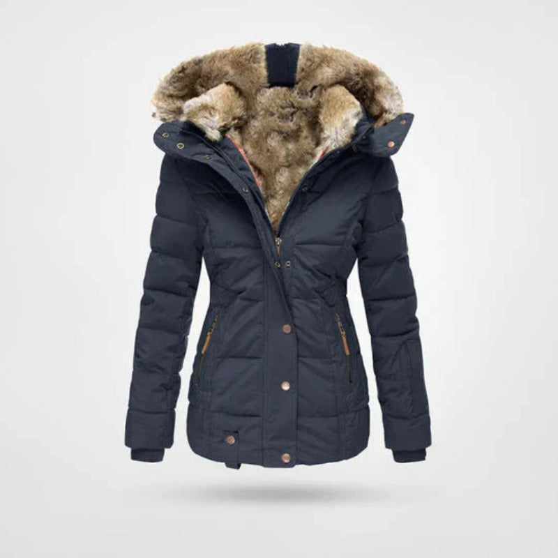 Karen | Elegante Gevoerde Gewatteerde Parka