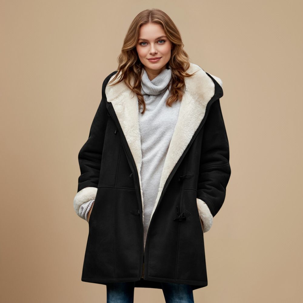 Rebecca | Elegante Lange Teddy Duffelcoat