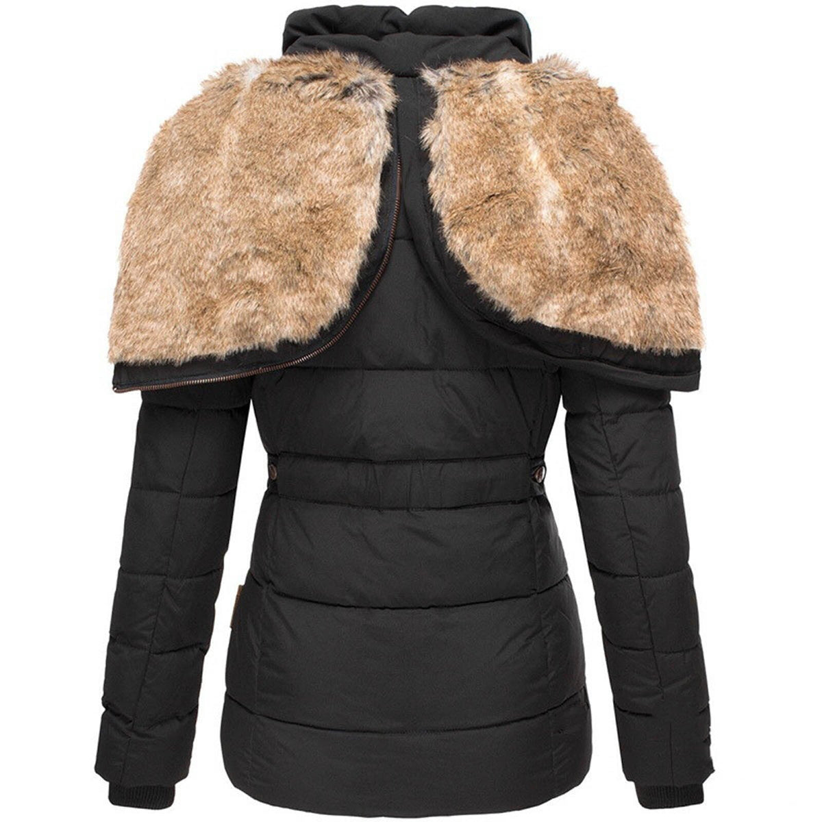 Ingrid - Comfortabele Korte Parka Winterjas
