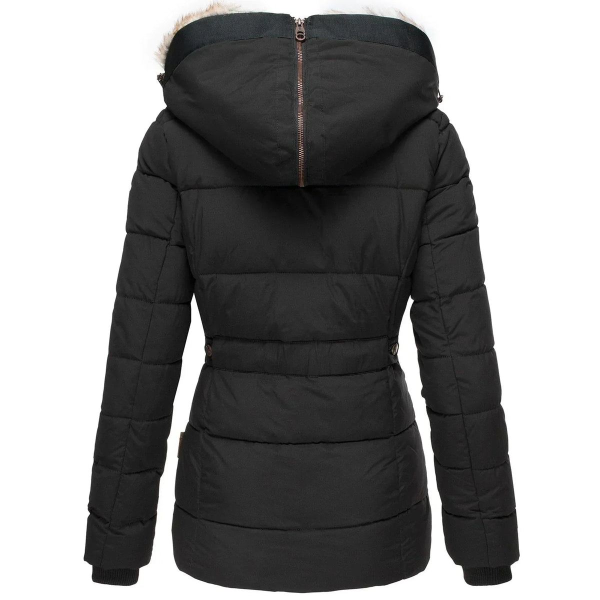 Yvonne - Elegante Getailleerde Parka Winterjas