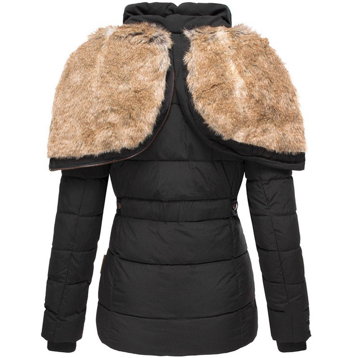 Yvonne - Elegante Getailleerde Parka Winterjas