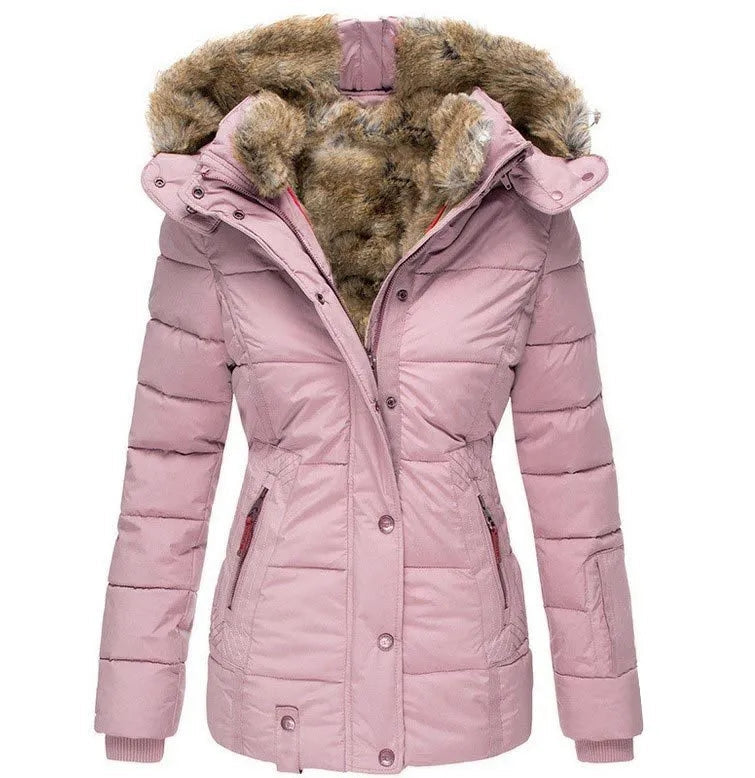 Yvonne - Elegante Getailleerde Parka Winterjas