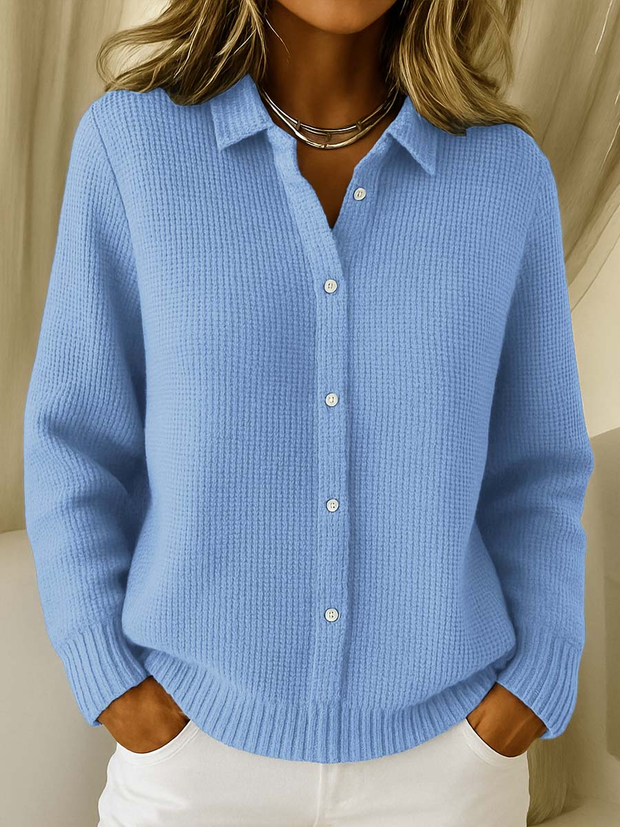 Linda - Elegant Oversized Grofgebreid Vest