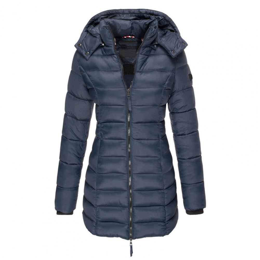 Marlies - Elegante Getailleerde Lange Winterjas