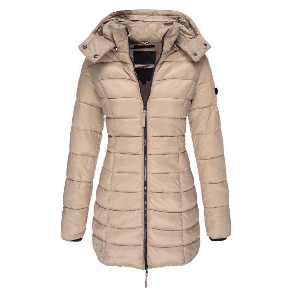 Marlies - Elegante Getailleerde Lange Winterjas