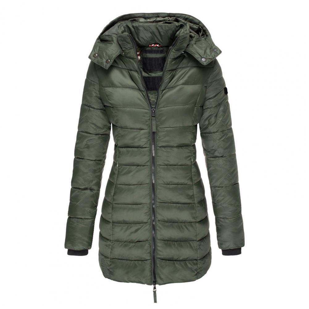 Marlies - Elegante Getailleerde Lange Winterjas