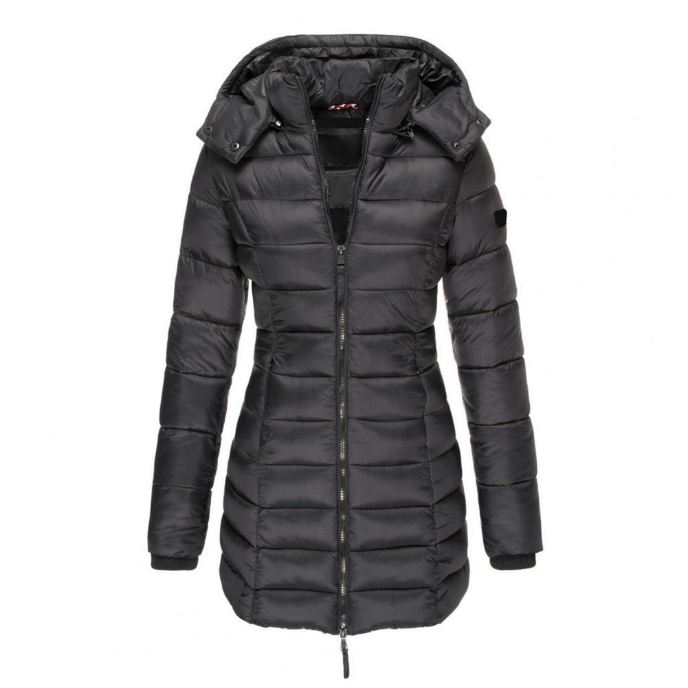 Marlies - Elegante Getailleerde Lange Winterjas