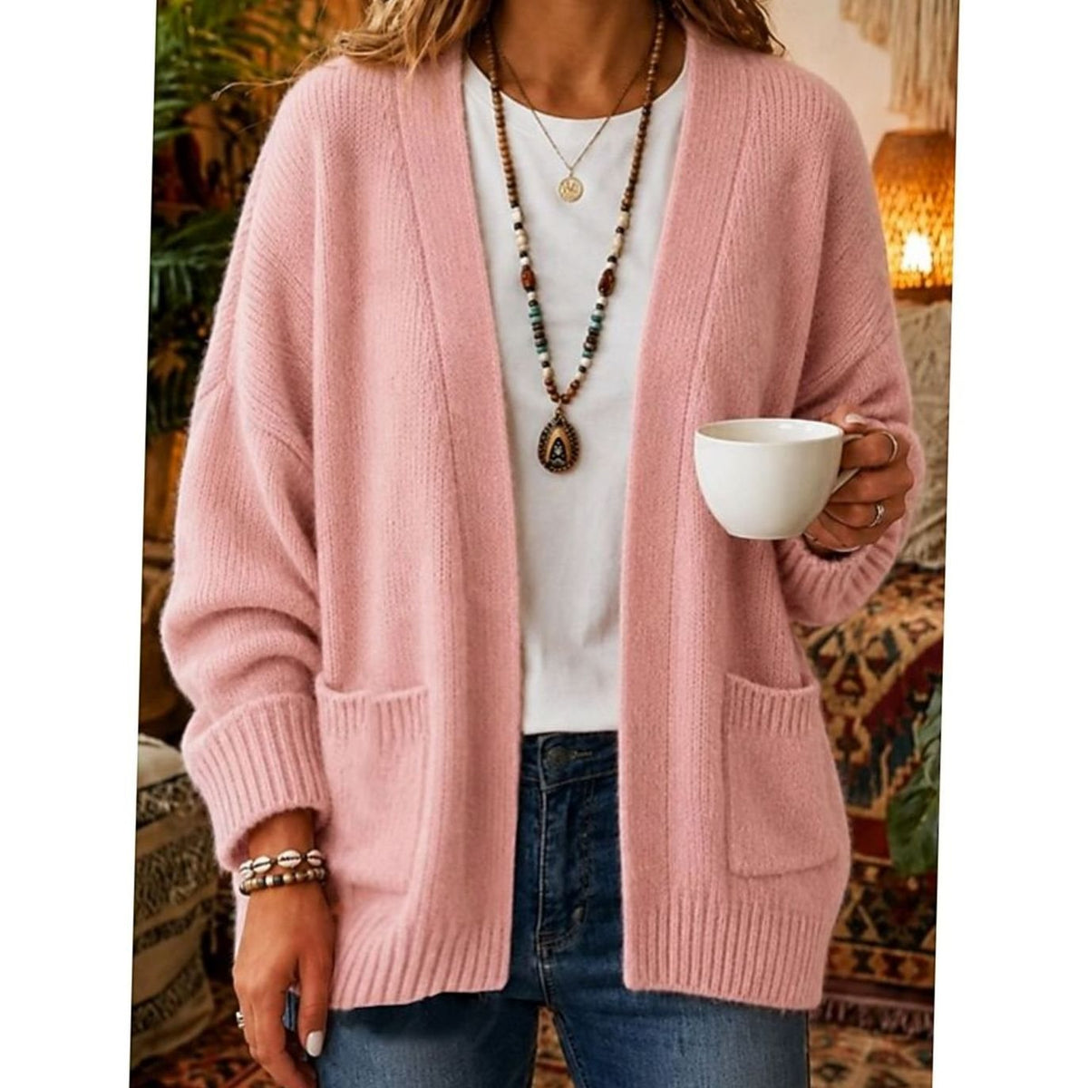 Ellen - Elegant Oversized Gebreid Vest
